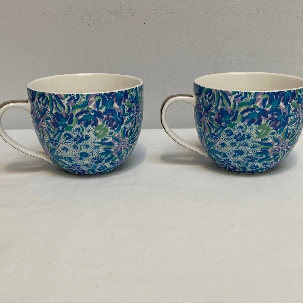 Lilly Pulitzer Ceramic Mugs (set of 2)
